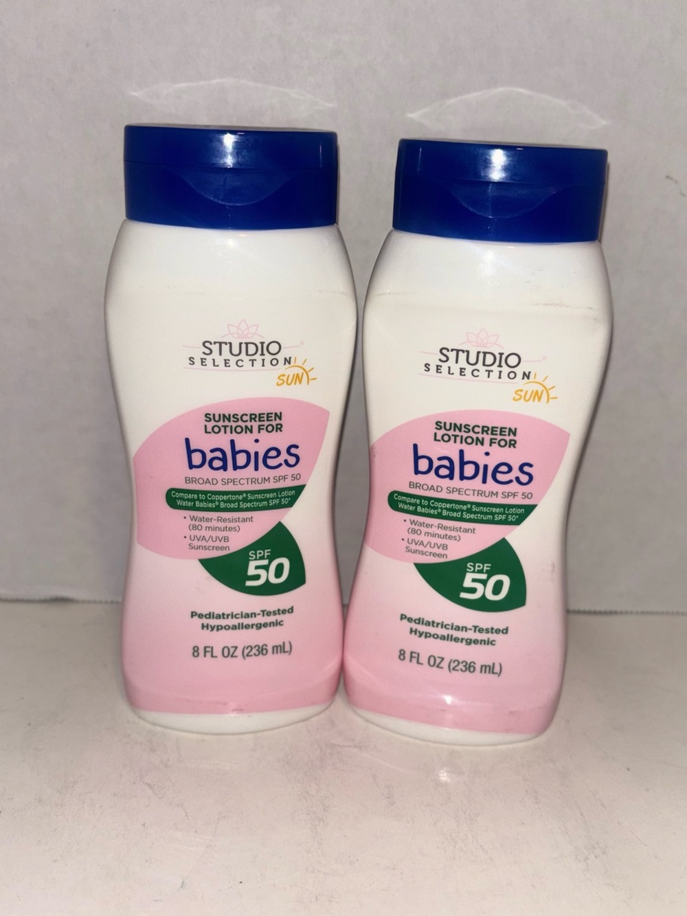 SPF 50 Sunscreen Lotion for Babies - Pink-Bundle-new SPF 50 2 bottles